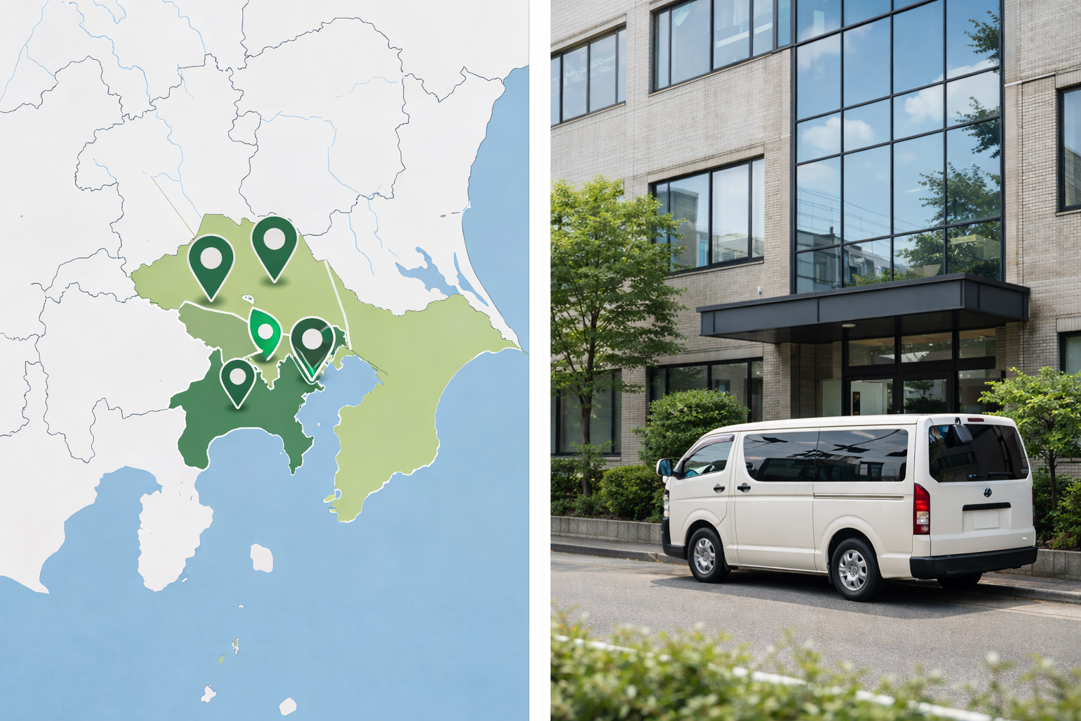 対応エリア・拠点イメージ